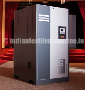 GA 55 VSD+ Oil-injected rotay screw compressor with a iPM motor and Variable Speed Drive