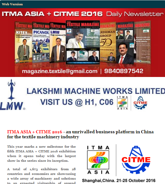 ITMA Asia Daily NL - 1